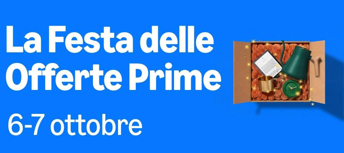 La Festa delle Offerte Prime su Amazon, 6-7 ottobre