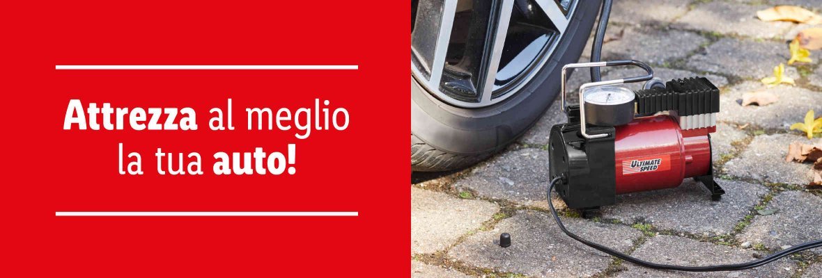 Attrezza al meglio la tua auto!