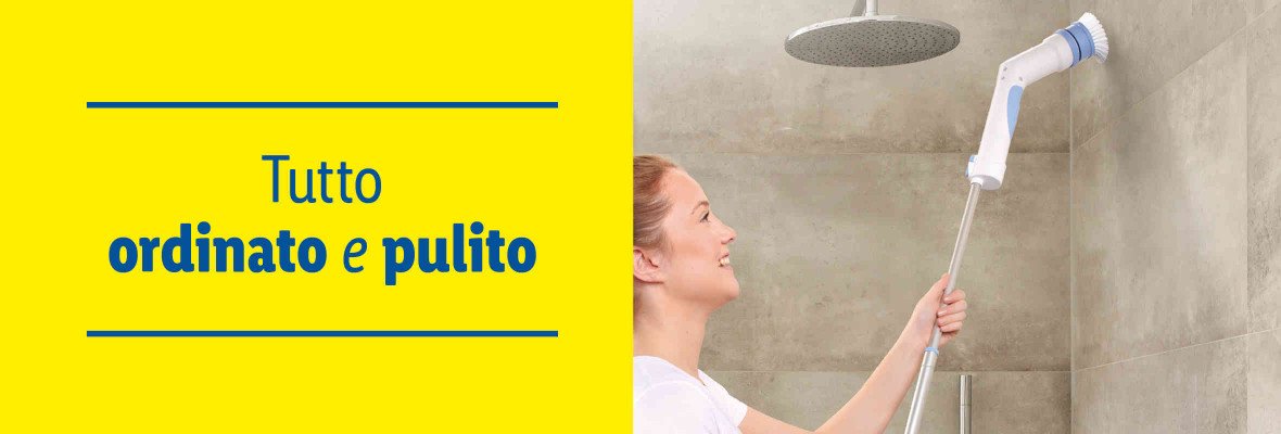 Tutto ordinato e pulito