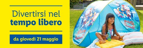 Tempo libero - Offerte valide da gio 21 maggio 2020