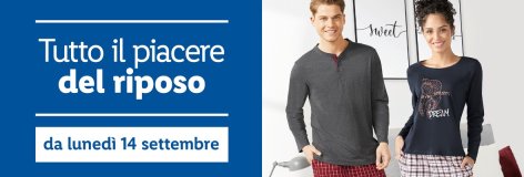 Dolce riposo - Offerte valide da lun 14 settembre 2020
