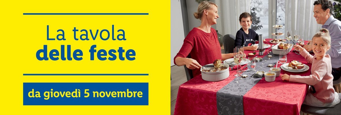 La tavola delle feste