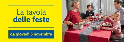La tavola delle feste - Offerte valide da gio 05 novembre 2020