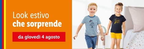 Abbigliamento bambini - Offerte valide da gio 04 agosto 2022