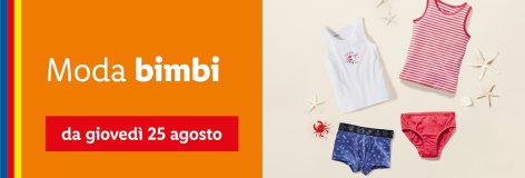 Abbigliamento bambini - Offerte valide da gio 25 agosto 2022