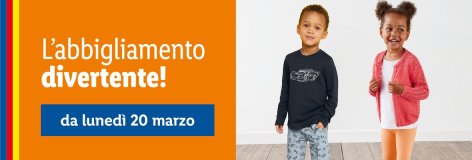 Abbigliamento bambini - Offerte valide da lun 20 marzo 2023