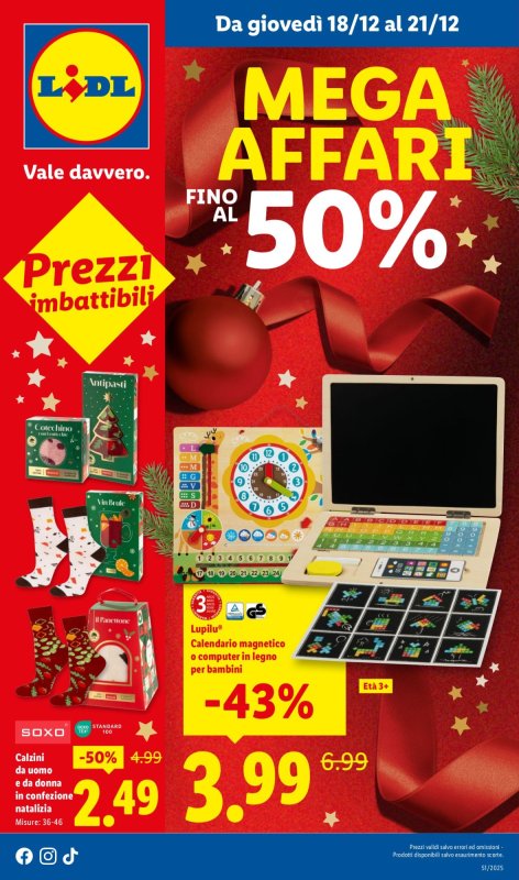 MEGA AFFARI FINO AL 50%