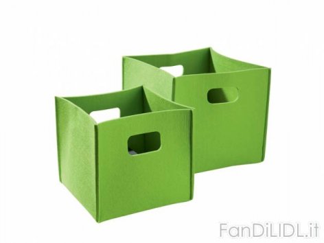 Cestino in feltro (Arredo interni, arredamento casa)