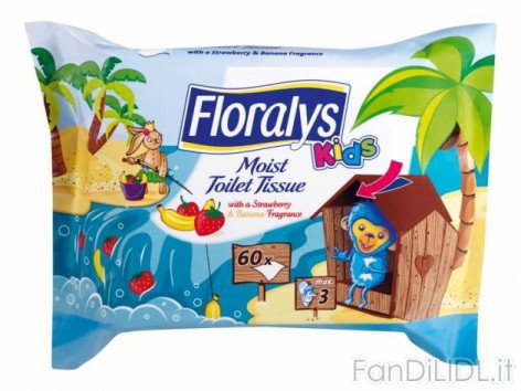 Carta igienica umida (Per bambini)