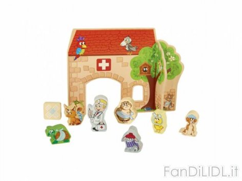 Gioco in legno professioni (Per bambini)