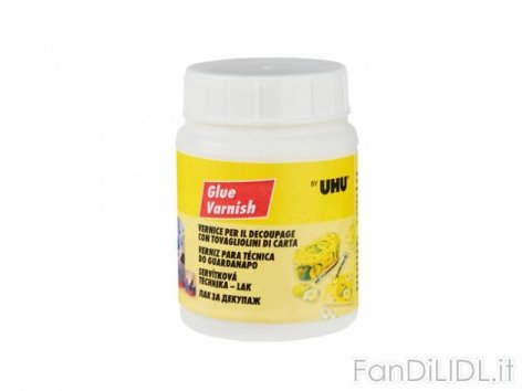 Vernice per decoupage (Officina, attrezzi, Lidl tecnico)