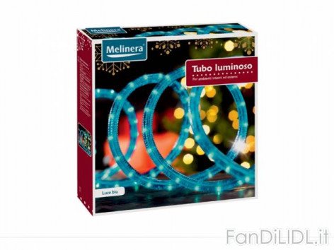 Tubo luminoso per (Feste, regali, Babbo di Natale)