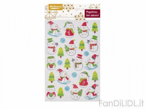 Set adesivi natalizi (Feste, regali, Babbo di Natale)