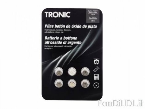Batterie a bottone (Elettronica, atrezzature rtv)