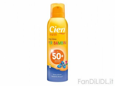 Spray solare per (Moda, abbigliamento)