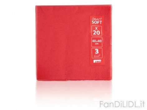 Tovaglioli rossi (Per bambini)