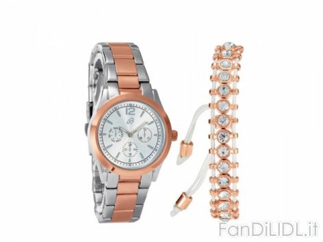 Set orologio e braccialetto (Moda, abbigliamento)