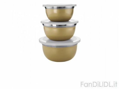 Set ciotole in acciaio (Cucina)
