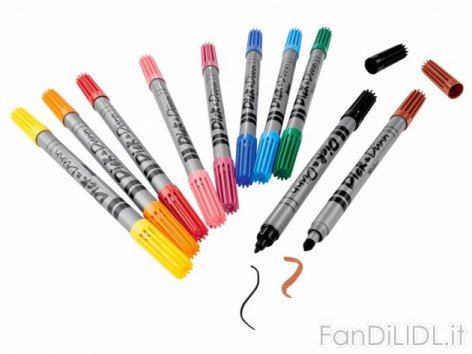 Pennarelli a doppia (Articoli per ufficio, cartacei, industriali)