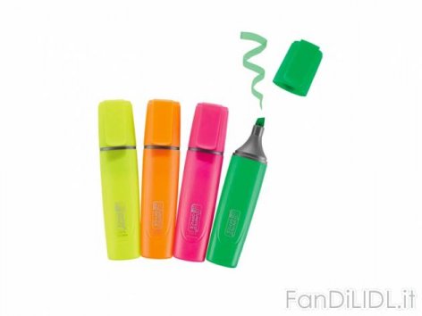 Evidenziatori (Articoli per ufficio, cartacei, industriali)