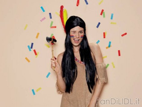 Parrucca per carnevale (Fuochi d'artificio, Capodanno, carnevale)