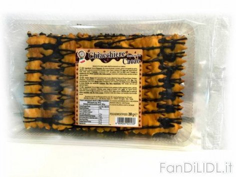 Chiacchere adecorate (Fuochi d'artificio, Capodanno, carnevale)