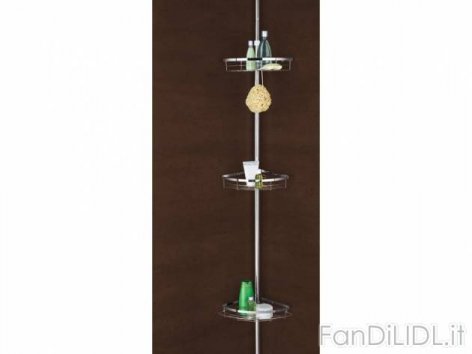 Portaoggetti telescopico (Bagno, accessori, interno)