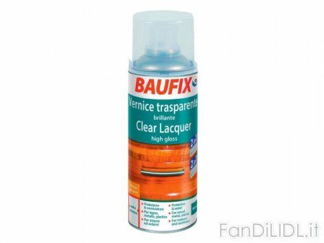 Vernice spray trasparente (Officina, attrezzi, Lidl tecnico)