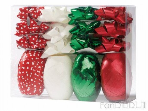Set nastro per pacchi (Feste, regali, Babbo di Natale)