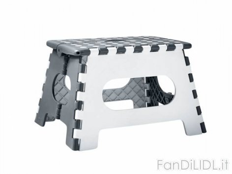 Sgabello pieghevole (Articoli per ufficio, cartacei, industriali)