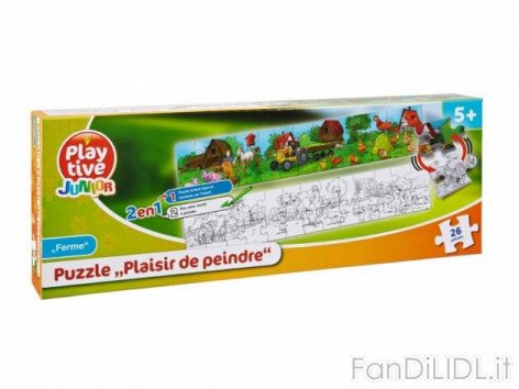Puzzle da colorare (Per bambini)