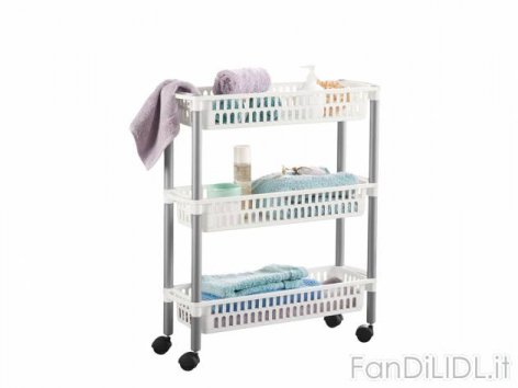 Carrello mobile (Bagno, accessori, interno)