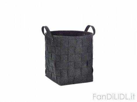 Cesto in feltro (Pulizia della casa, sistemazione)