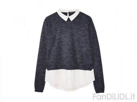 Pullover con camicia (Moda, abbigliamento)