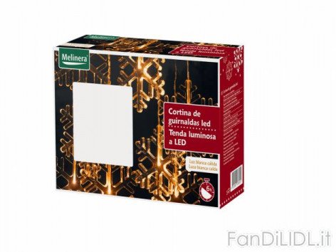 Tenda luminosa LED (Feste, regali, Babbo di Natale)