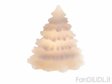 Figura LED in cera (Feste, regali, Babbo di Natale)