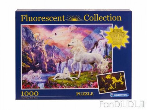 Puzzle 3D o fluorescente, (Per bambini)