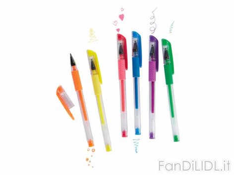 Penne gel, 6 pezzi (Arredo interni, arredamento casa)