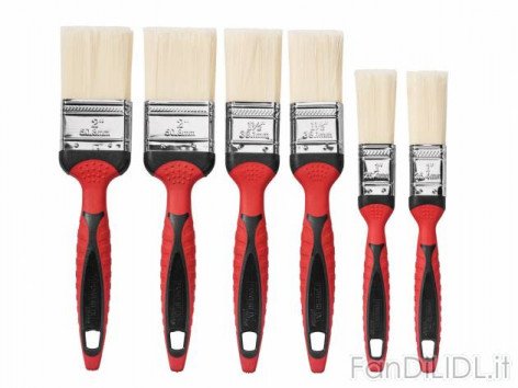 Set pennelli piatti, (Officina, attrezzi, Lidl tecnico)