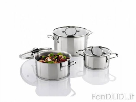Set pentole, 3 pezzi (Cucina)