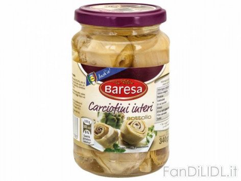 Carciofini interi (Articoli alimentari)