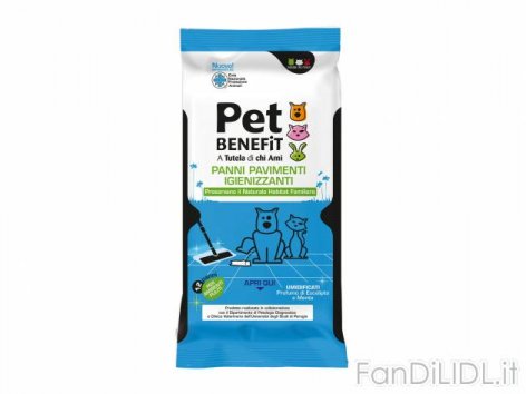 Panni igienizzanti (Animali domestici, cani, gatti)