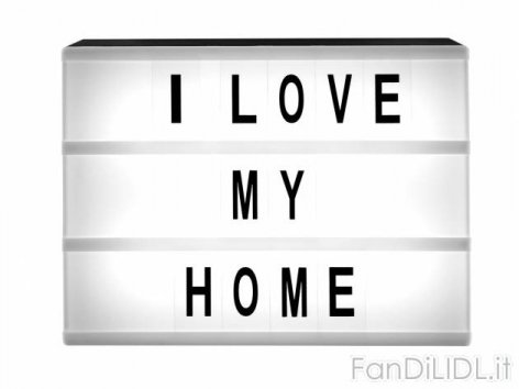 Insegna LED Lightbox (Arredo interni, arredamento casa)