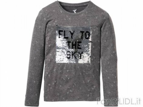 Maglia con paillettes (Per bambini)