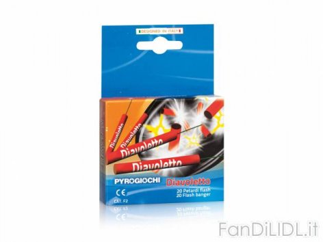 Petardi Flash Diavoletto (Feste, regali, Babbo di Natale)