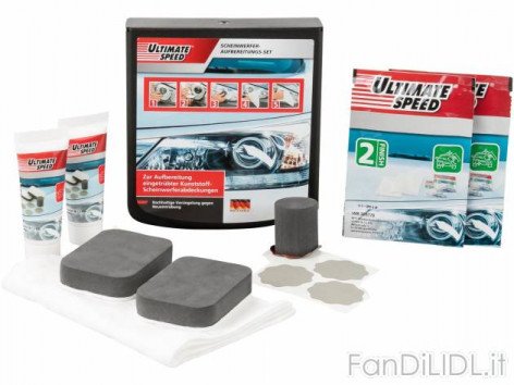 Set rinnova fari (Per auto)