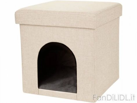 Pouf con cuccia (Animali domestici, cani, gatti)