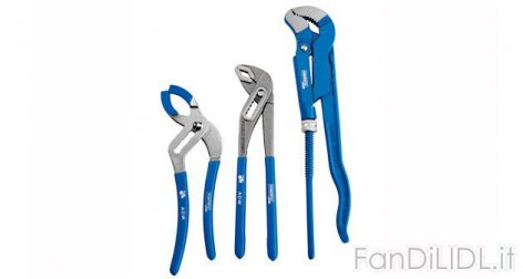 Set pinze da idraulico, (Officina, attrezzi, Lidl tecnico)
