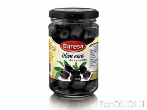 Olive nere denocciolate (Articoli alimentari)