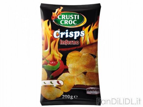 Patatine gusto Inferno (Articoli alimentari)